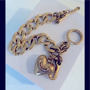 💛Juicy Couture Gold Chain Charm Bracelet